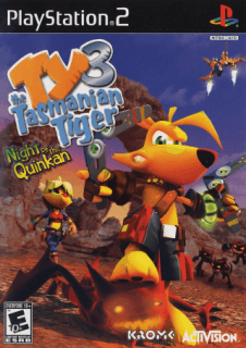 Ty the Tasmanian Tiger 3: Night of the Quinkan — обложка