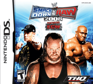 WWE SmackDown vs. Raw 2008 — обложка