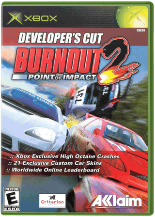 Burnout 2: Point of Impact — обложка