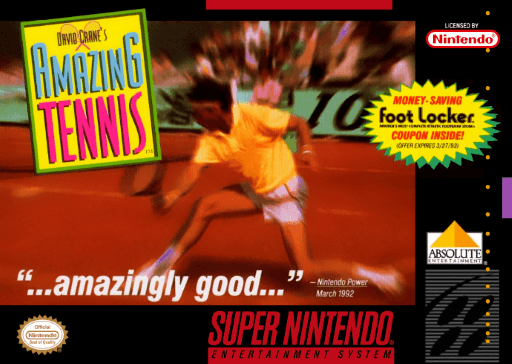 David Crane's Amazing Tennis — обложка