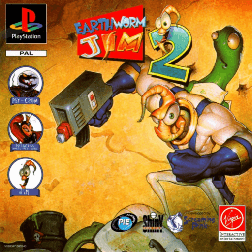 Earthworm Jim 2 — обложка