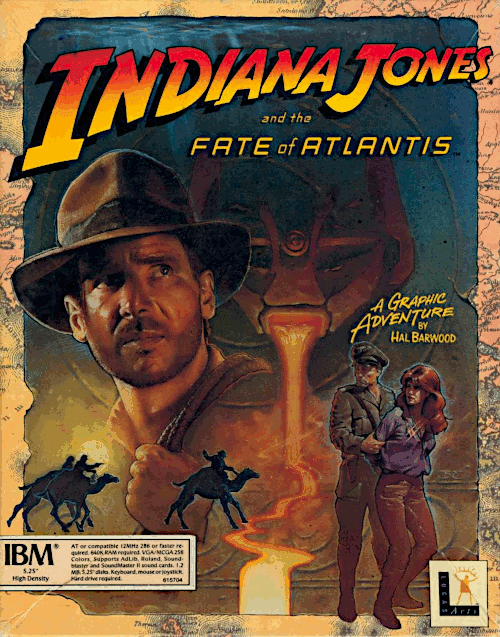 Indiana Jones and the Fate of Atlantis — обложка