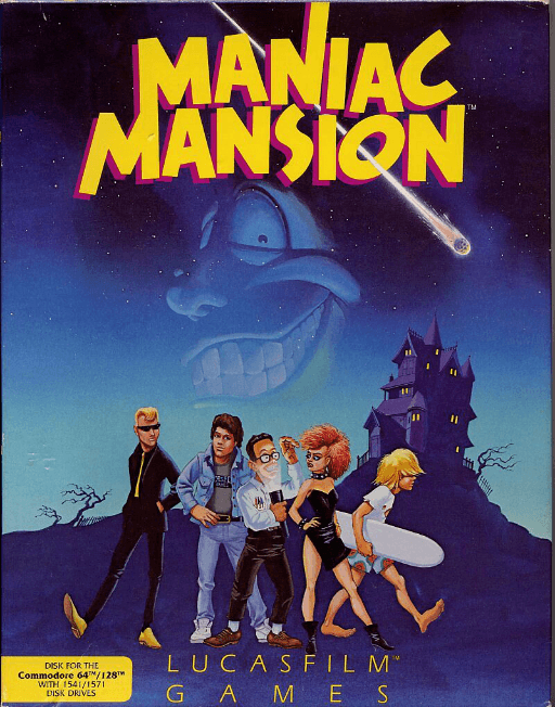Maniac Mansion — обложка