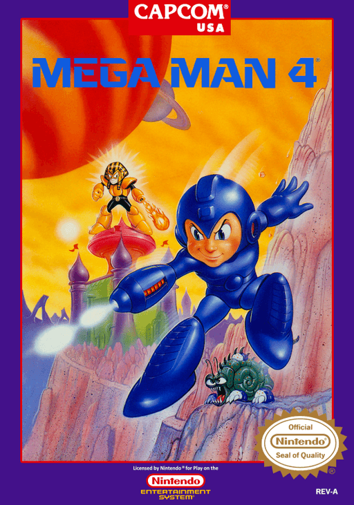 Mega Man 4 — обложка