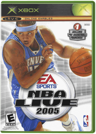 NBA Live 2005 — обложка
