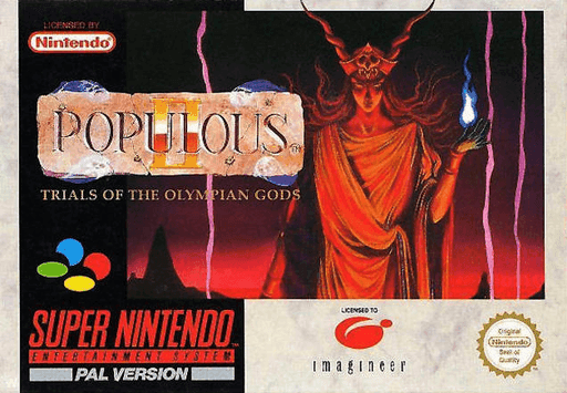 Populous II: Trials of the Olympian Gods — обложка