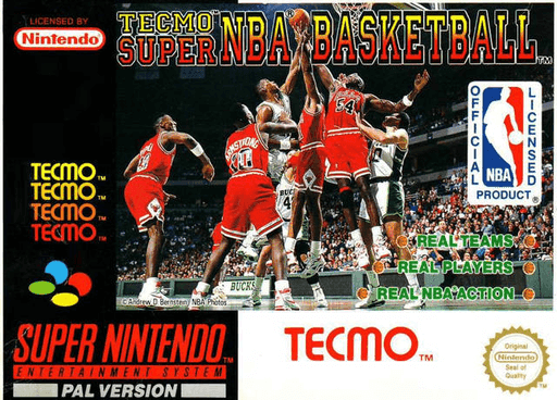 Tecmo Super NBA Basketball — обложка