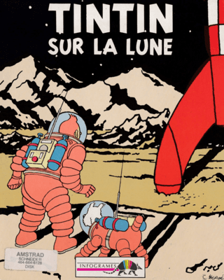 Tintin on the Moon